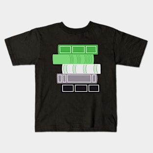 Aromantic Book Pride Stack Kids T-Shirt